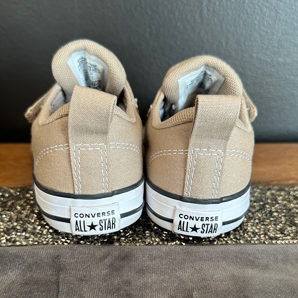 Converse Kids Beige All-Star Sneakers - Picture 3 of 4